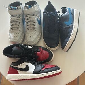 3 pairs of boys Nikes Nike Air